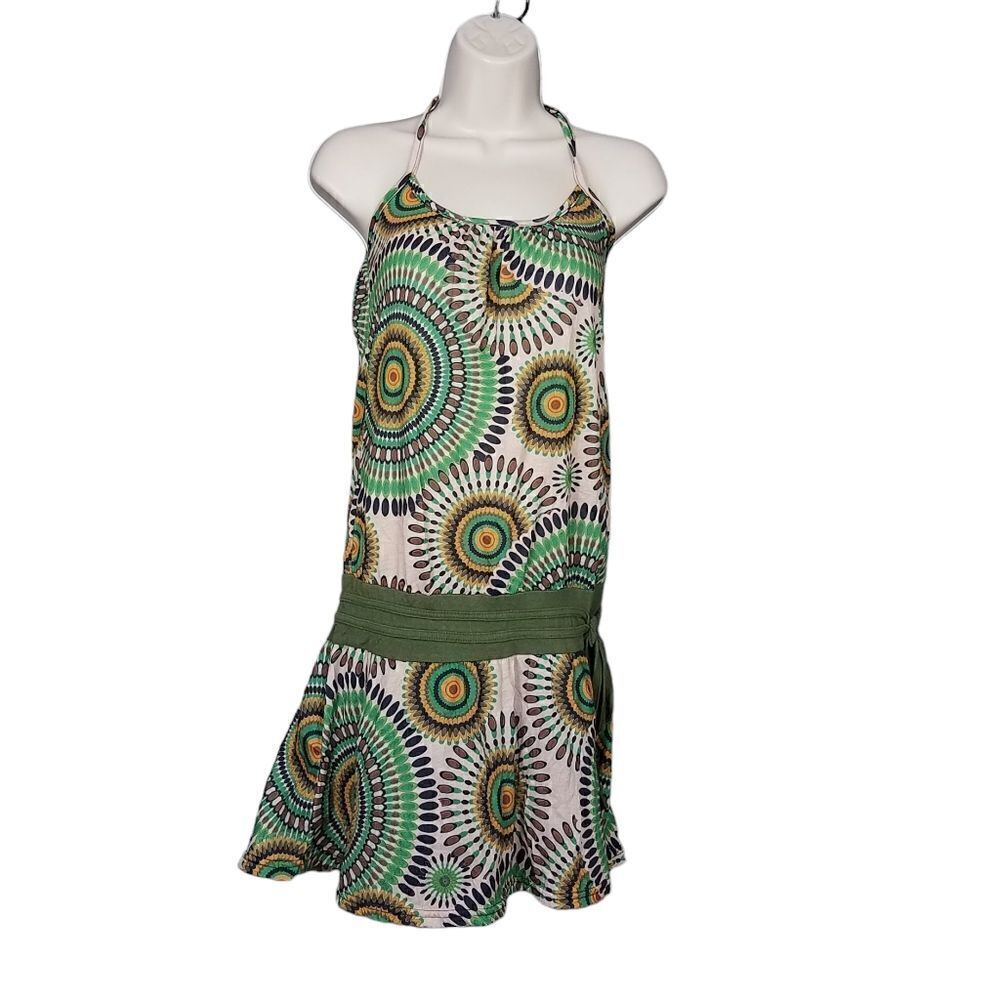 Avatar Women's Halter Summer Dress Size S Colorful